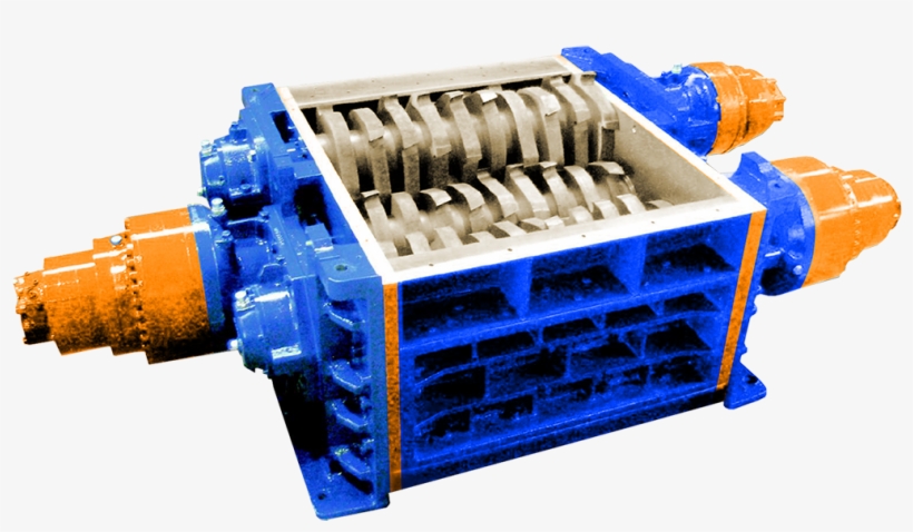 3 Shaft Industrial Shredder 3r 125 Hp Series Hydraulic - Industrial Crusher, transparent png