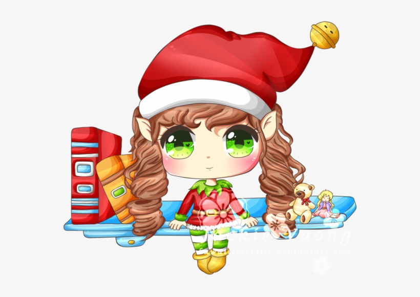 600 X 600 4 - Elf On The Shelf Anime Drawing, transparent png