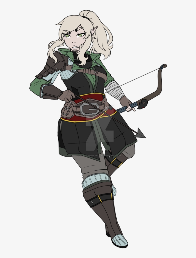 774 X 1032 4 - Wood Elf Ranger Anime, transparent png