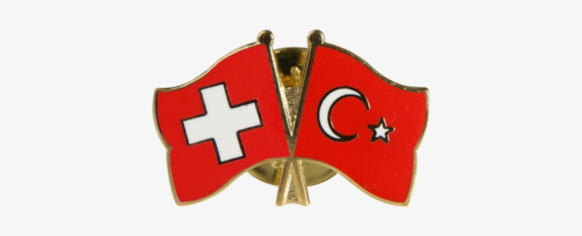 Turkey Friendship Flag Pin, Badge - Emblem, transparent png