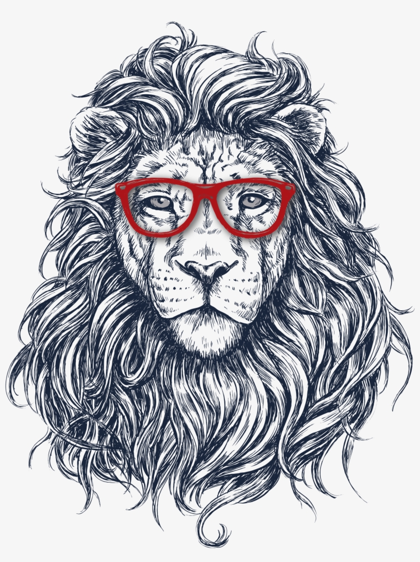 Aquarius And Lion Drawing, transparent png