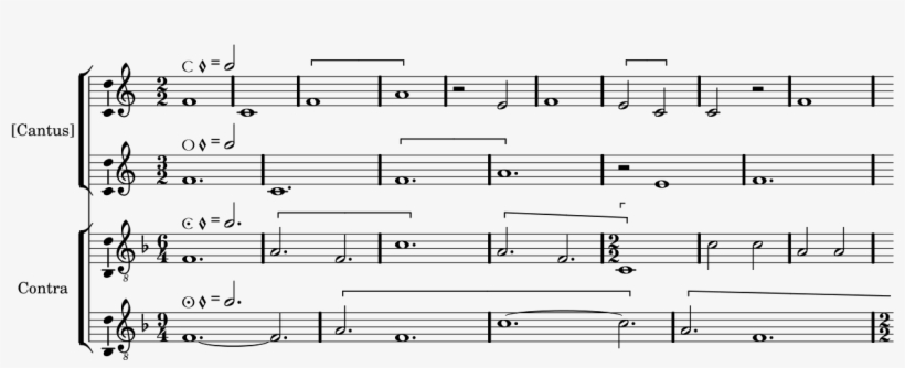 Ockeghem Prolationum Kyrie Incipit - Ligature Music, transparent png