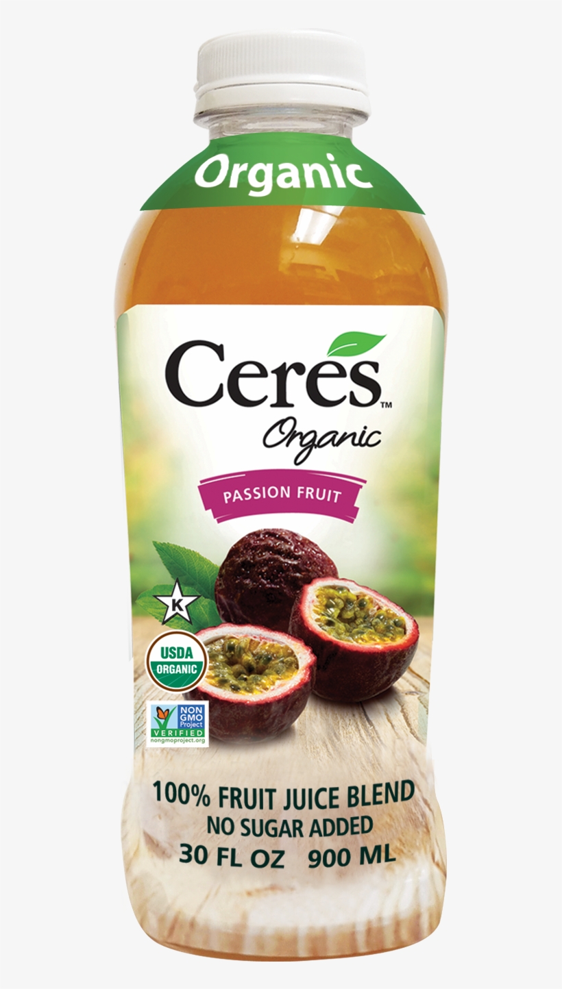 100% Passion Fruit Fruit Juice Blend - Juice, transparent png