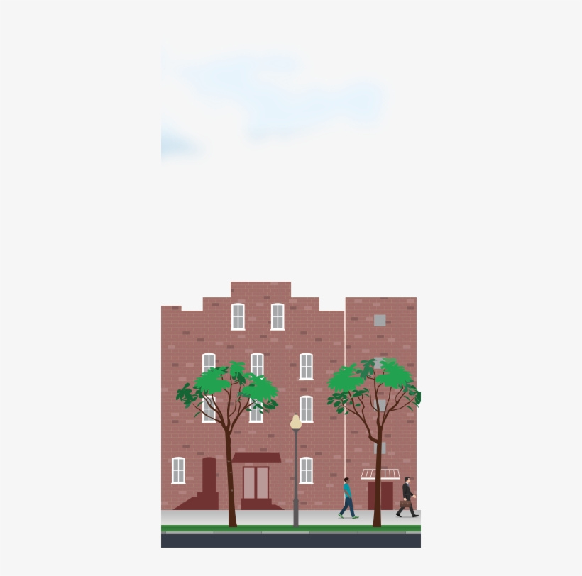 Brick Building - Condominios, transparent png