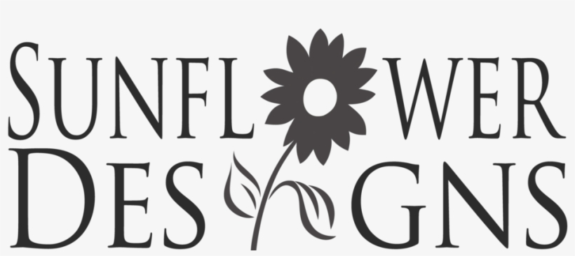 Sunflower Design Logo Crop Black - Graphic Design, transparent png