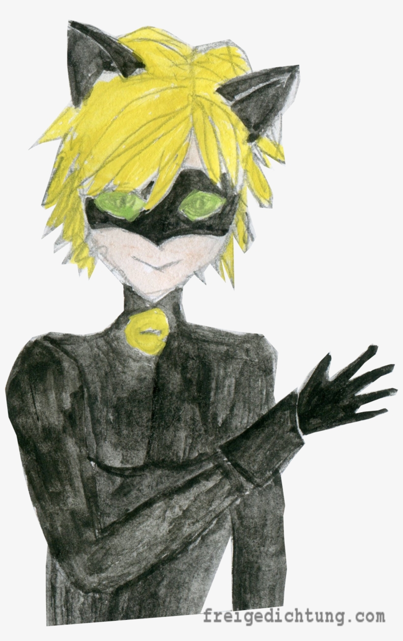 71 Chat Noir - Cartoon, transparent png