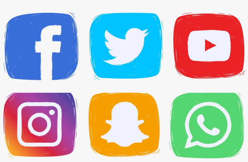 Social Media Icons Clipart, transparent png