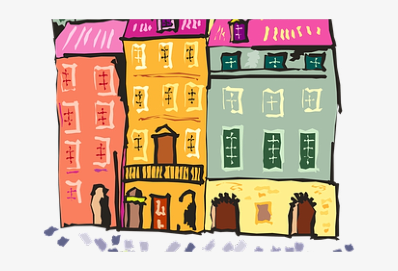 Apartment Complex Clipart Church Building - Clip Art, transparent png