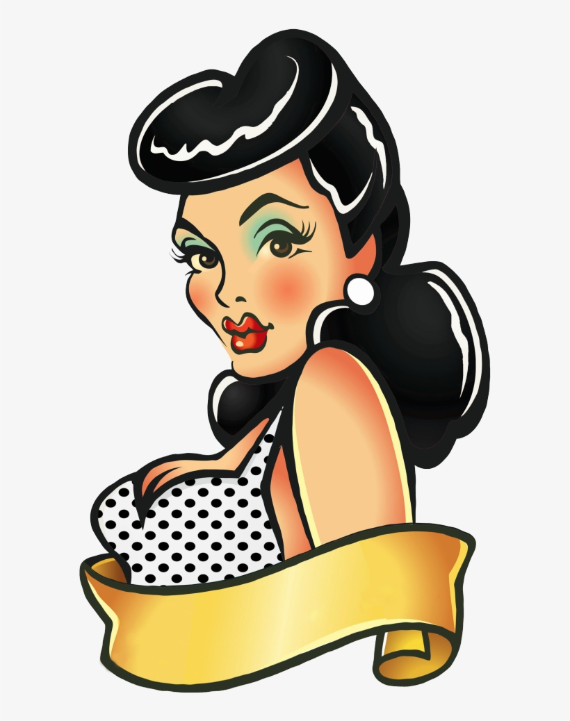 Pin Up Girl, transparent png