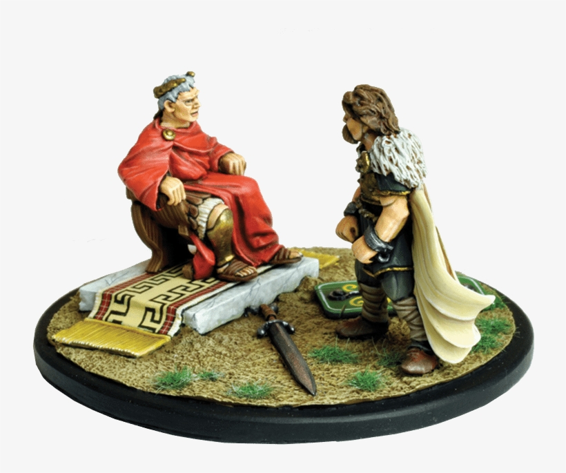 Caesar And Vercingetorix - Vercingetorix Png, transparent png