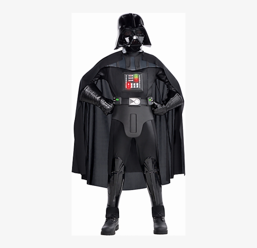 Boys Darth Vader Costume Supreme - Darth Vader Costume Kids, transparent png