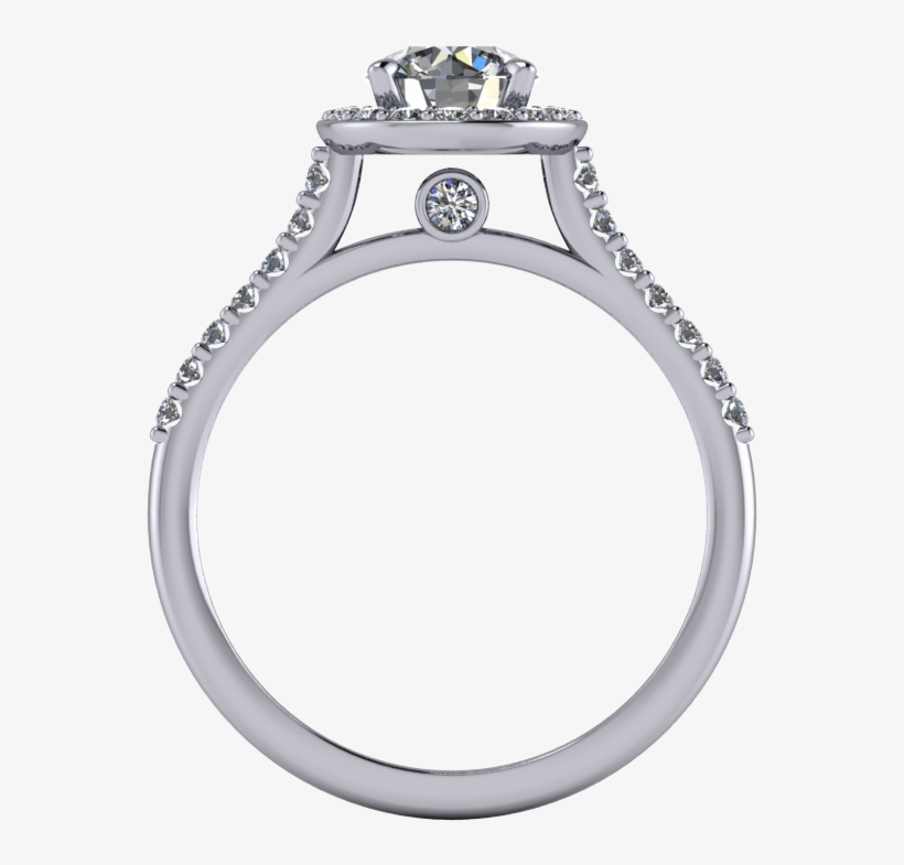 Halo Ring - Engagement Ring, transparent png