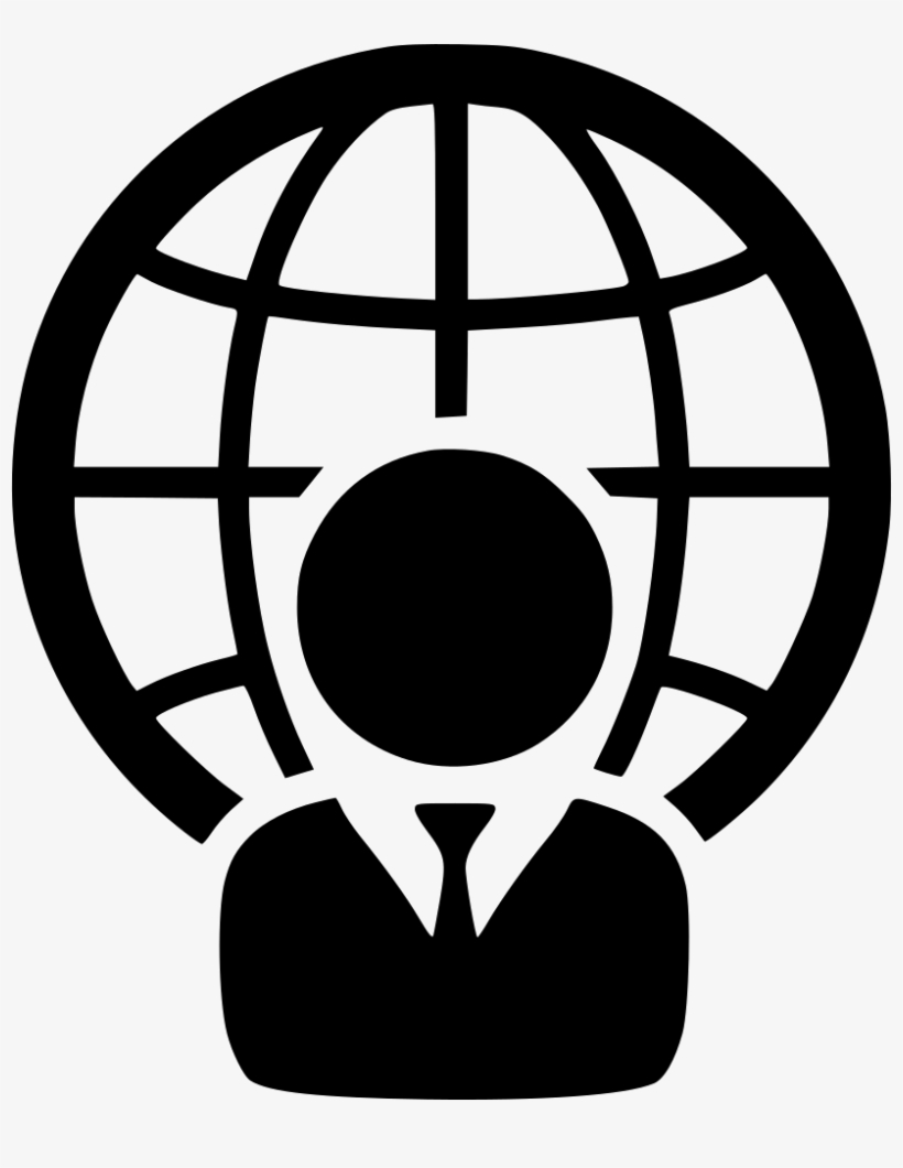 Png File Svg - Basic Globe Silhouette, transparent png