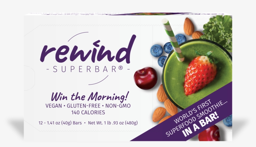 Rewind Superbars Box Of The Rewind Company Png Recipe - Strawberry, transparent png