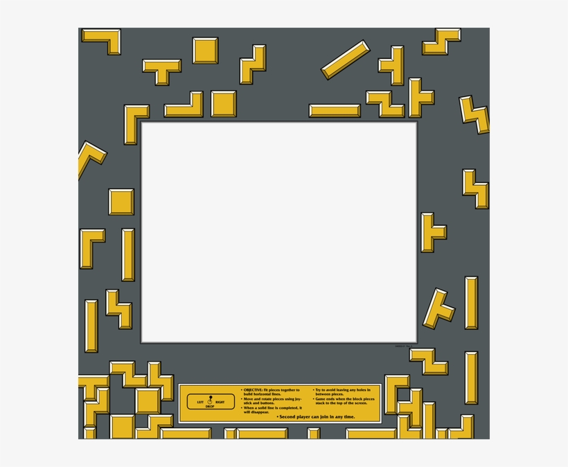 Tetris Bezel - Tetris, transparent png