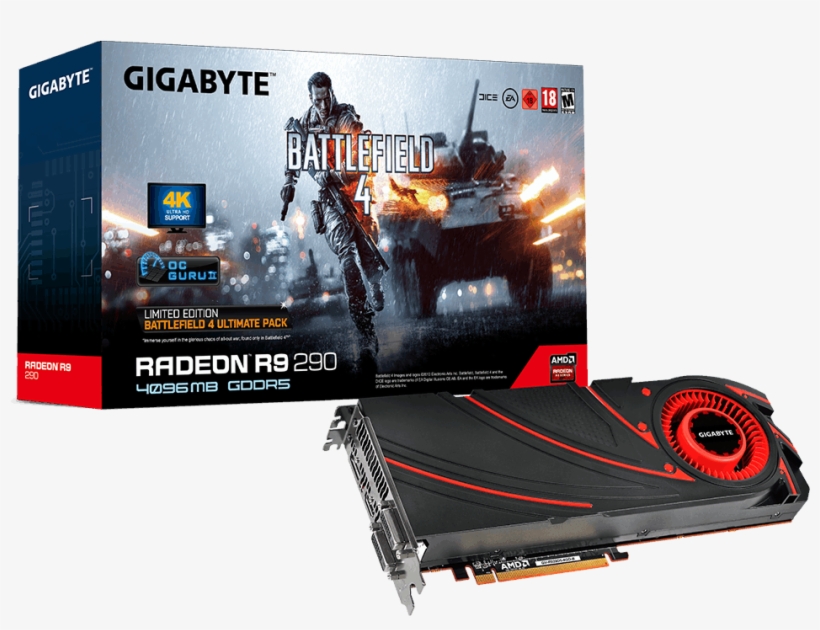Gv R929d5 4gd B Ga - Gigabyte R9 270x 4gb Gddr5, transparent png