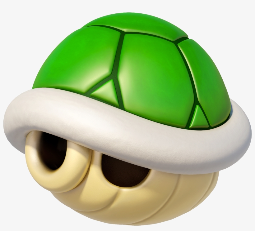 The Green Shell, The Staple Projectile Of The Mario - Mario Kart Green Shell, transparent png