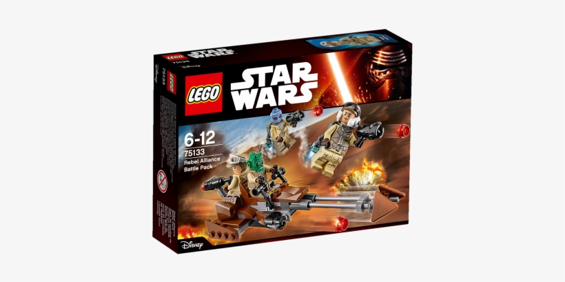Lego Star Wars 75133 Rebel Alliance Battle Pack - Lego Rebel Battle Pack, transparent png