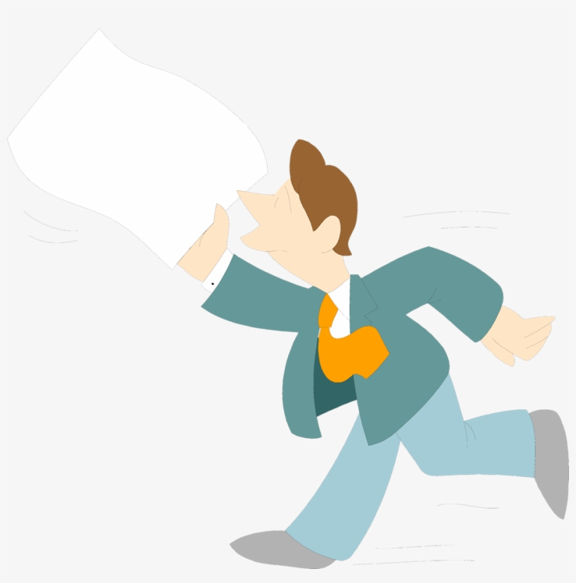 Transparent Businessman Clipart Man Holding - Illustration, transparent png