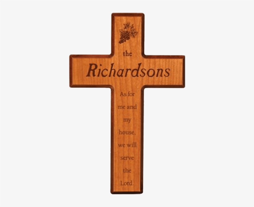 Custom Engraved Wood Cross - Cross, transparent png