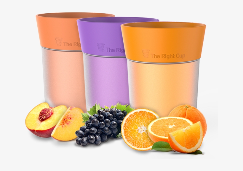 A Pack Of Three Flavored Cups - Orange, transparent png