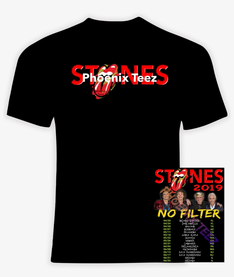 Rolling Stones 2019 Concert Tour 'no Filter' - Pink Tour Merchandise 2018, transparent png