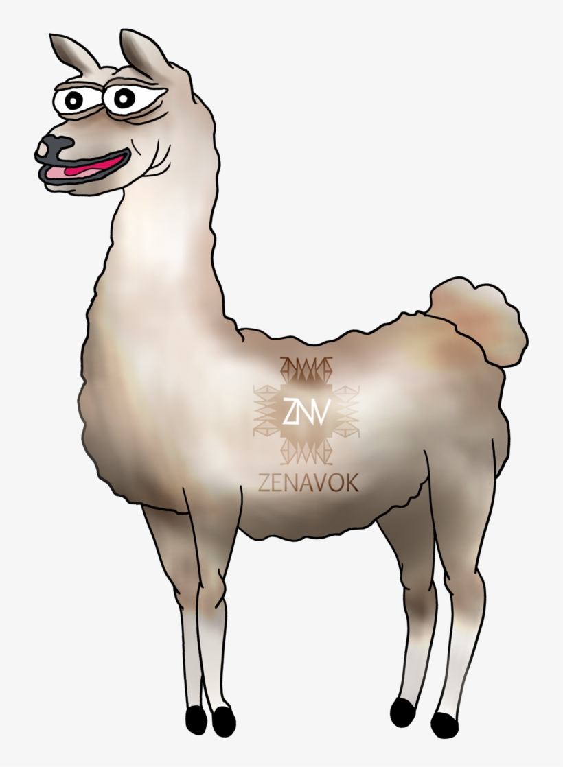 Png - Llama Meme Png, transparent png