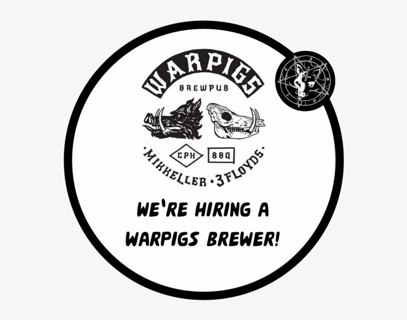 We're Hiring - War Pigs Beer Logo, transparent png