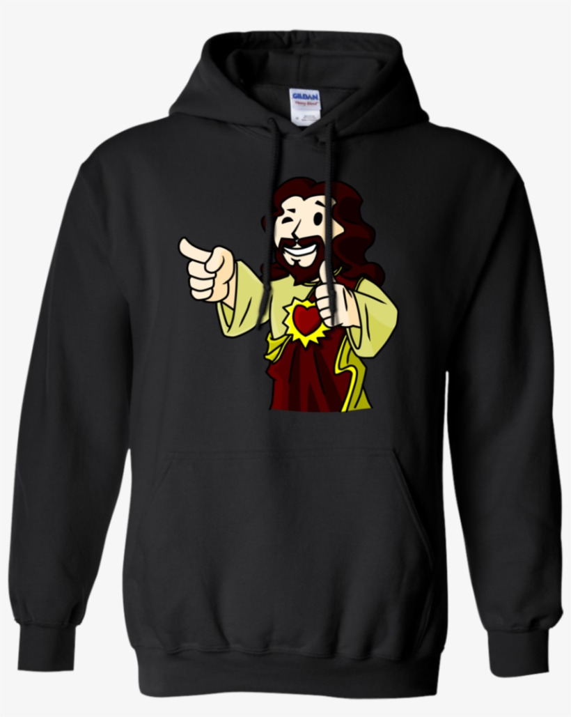 Buddy Christ T Shirt & Hoodie - Sniper Gang Hoodie Black, transparent png