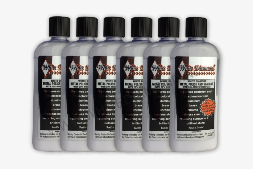 White Diamond Metal Polish 12 Bottles Plus 2 Black, transparent png