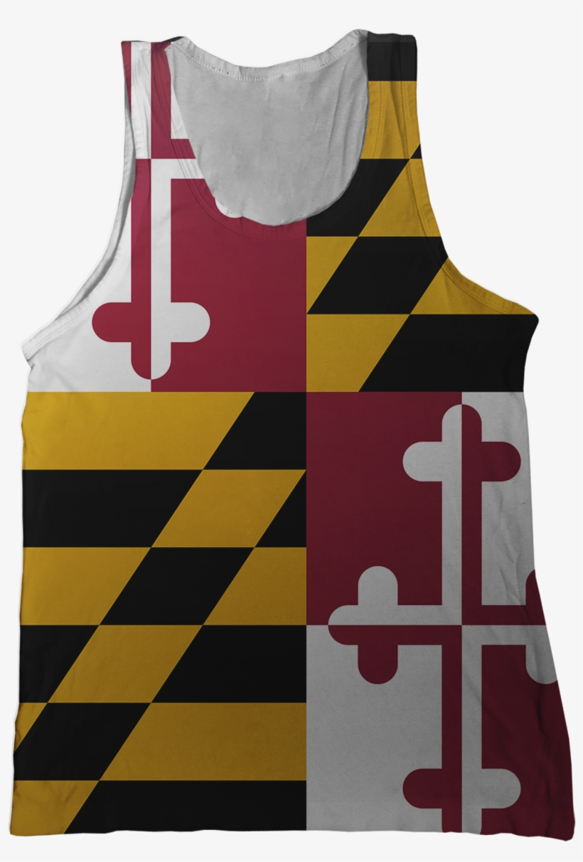 Maryland State Flag Tank Top - Maryland State Flag, transparent png
