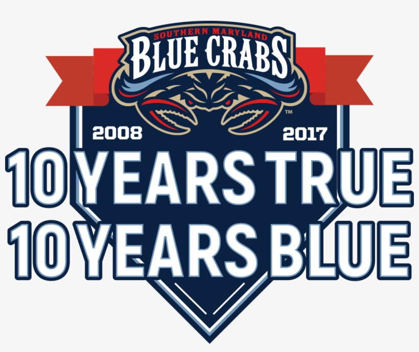 Southern Maryland Blue Crabs Anniversary Logo Atlantic - Southern Maryland Blue Crabs, transparent png