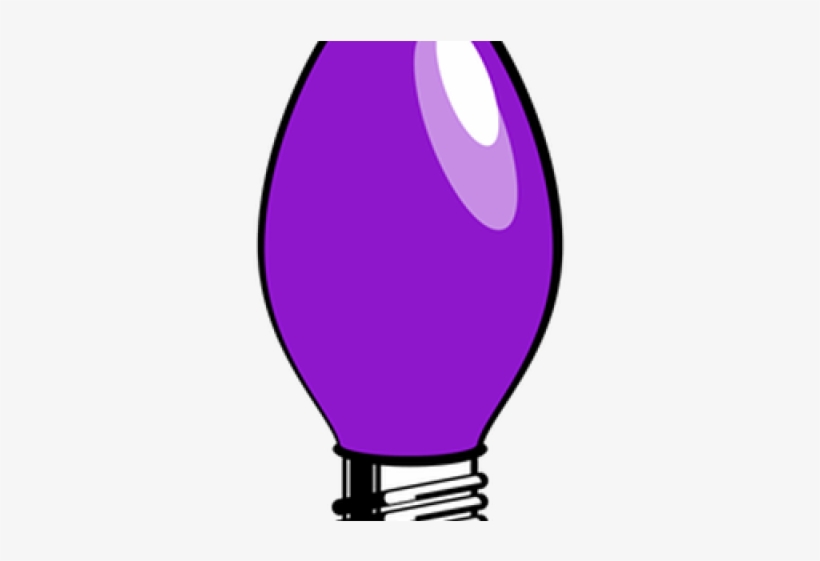 Light Bulb Clipart Purple, transparent png