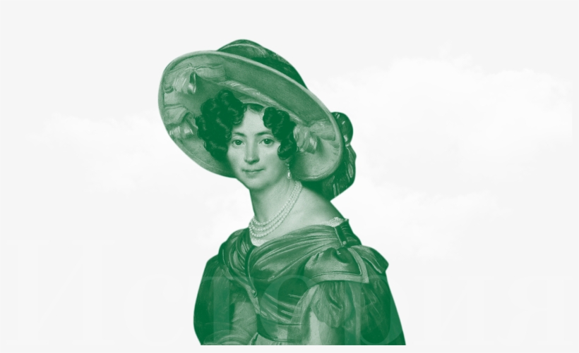 At The «russian Salons» In Rome, Gogol First Read The - Portrait Of Zinaida Volkonskaya, transparent png