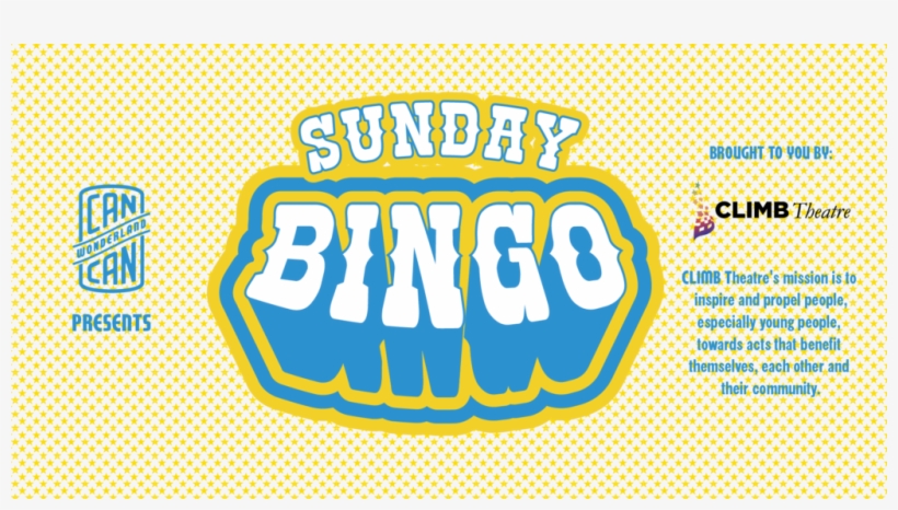 Climb Theatre Hosts Bingo Sundays At Can Can Wonderland - Illustration, transparent png