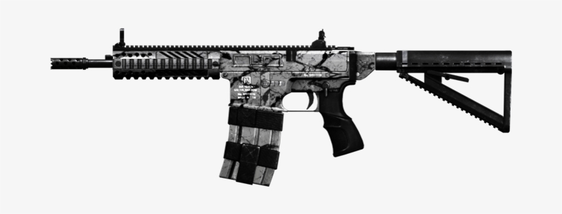 Snow Camo Ar-15 Double Barrel Core - Ar 15 Double Barrel Combat Arms, transparent png