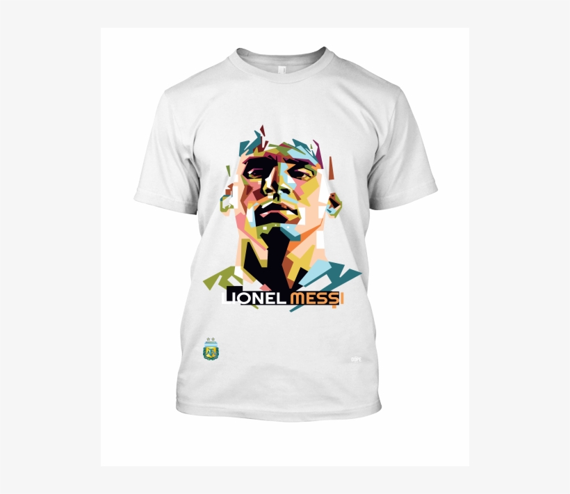 Lionel Messi - T-shirt, transparent png