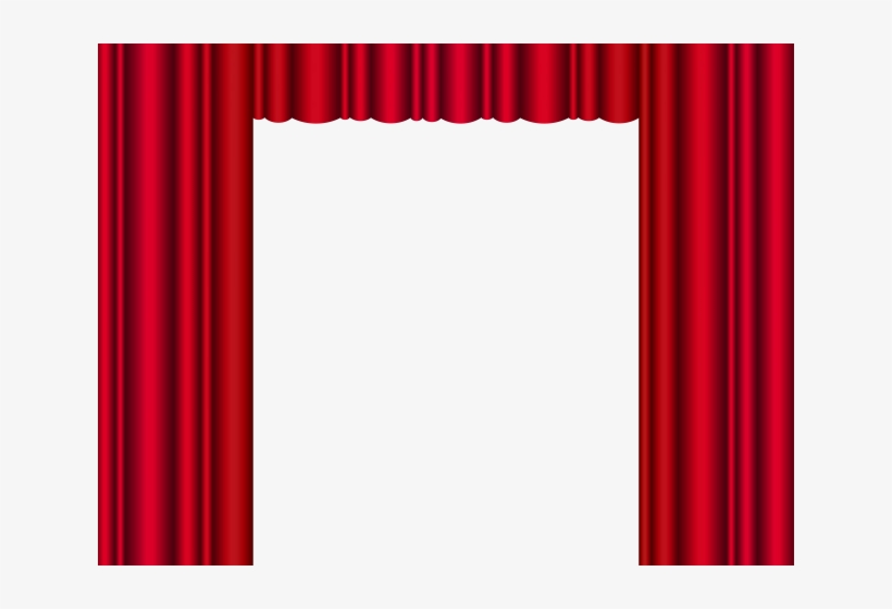 Curtain Clipart Theatre Performance - Picture Frame, transparent png
