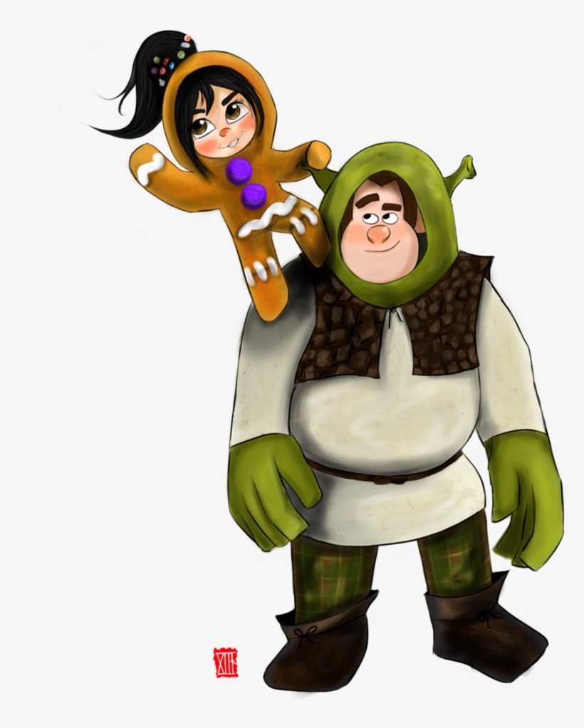 Shrek Clipart Wikia - Shrek Tangled, transparent png