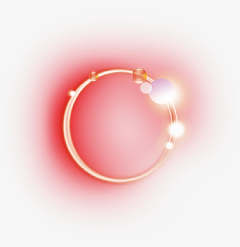 Ftestickers Effect Overlay Light Circle - Earrings, transparent png