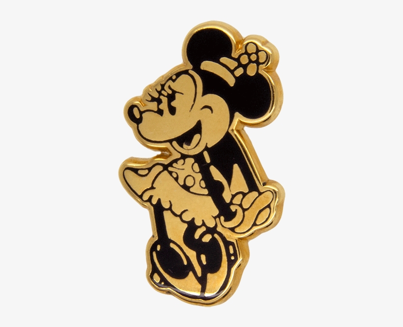 Minnie Mouse Pin , Gold - Minnie Mouse Gold Png, transparent png