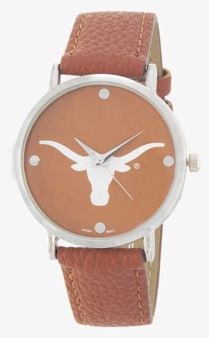 Texas Longhorns Vegan Leather Watch - Seiko Snzg15j1, transparent png