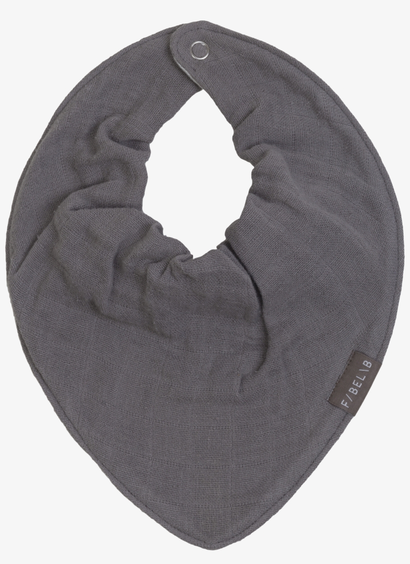Fabelab Bandana Bib Grey - Scarf, transparent png