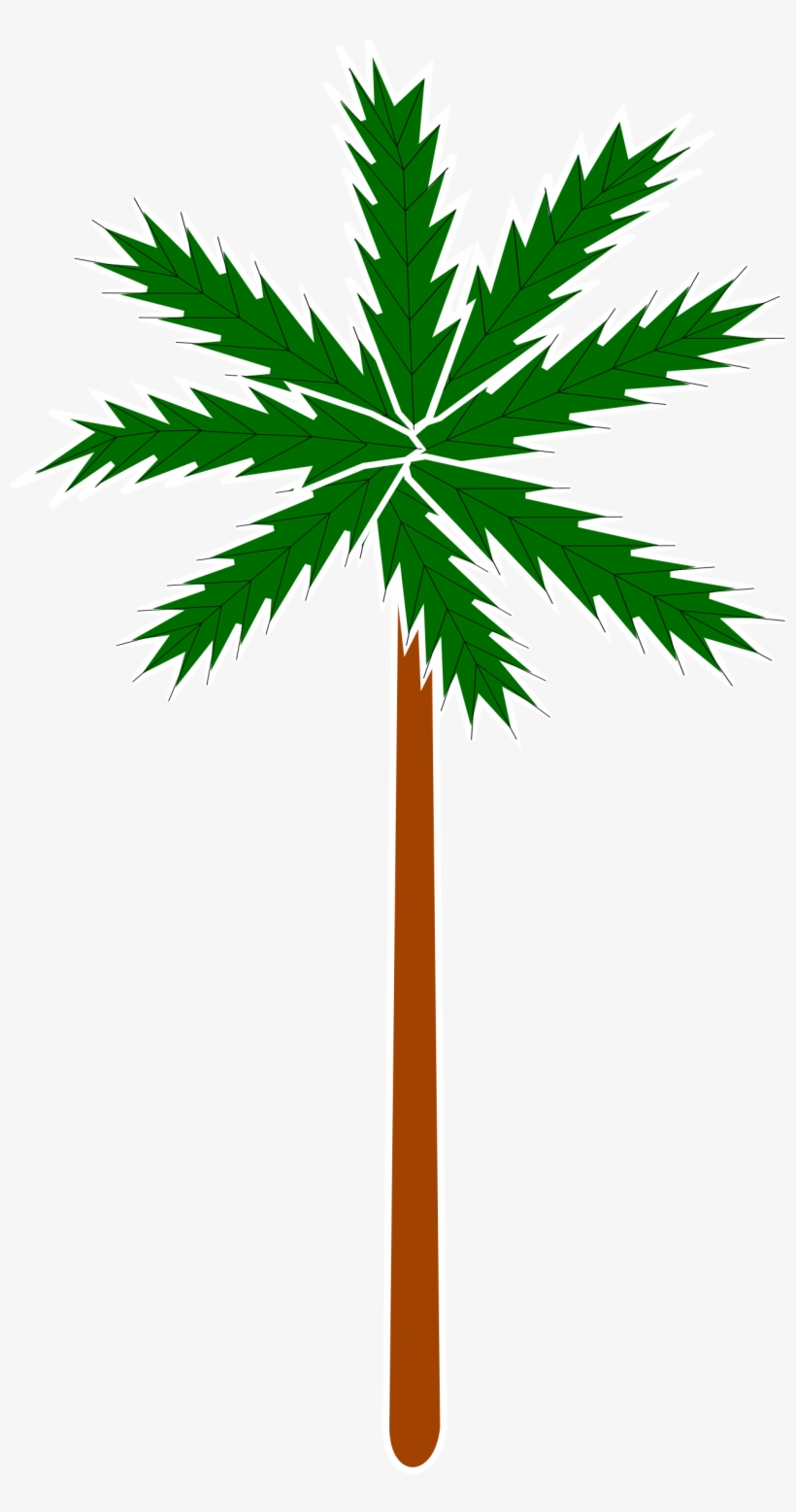 This Free Icons Png Design Of Stylised Palm Tree 2, transparent png