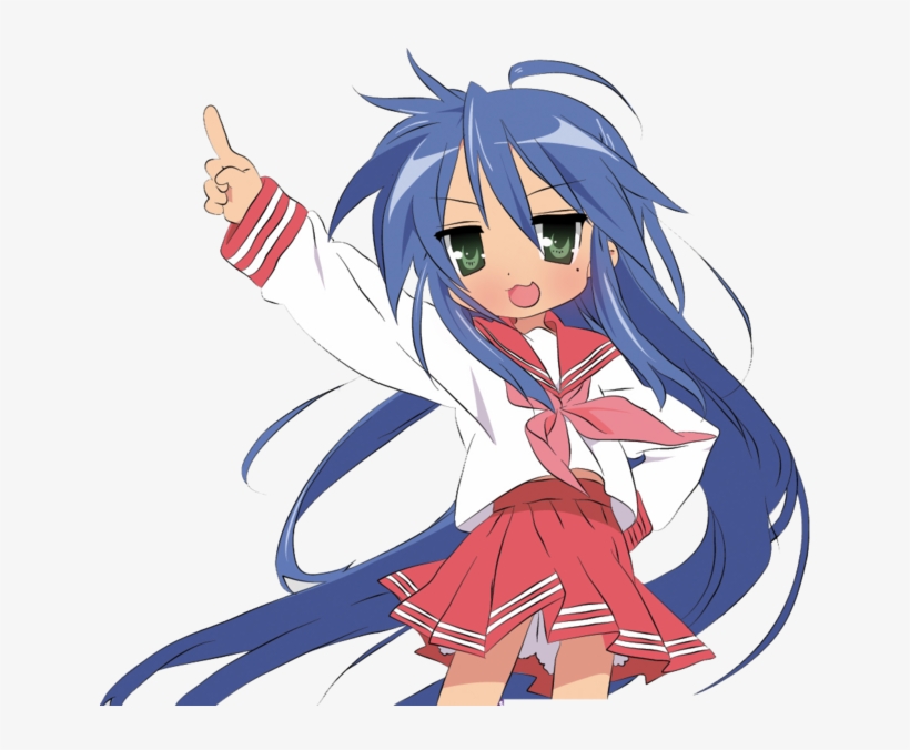Do You Want A Border - Lucky Star Konata, transparent png