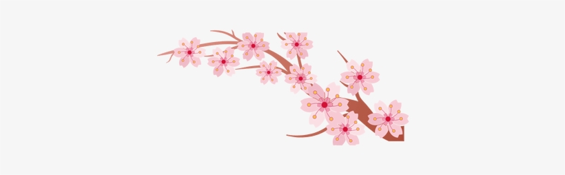 Tree Branch K Pictures Full Hq Painted - Cherry Blossoms Flower Line Png, transparent png