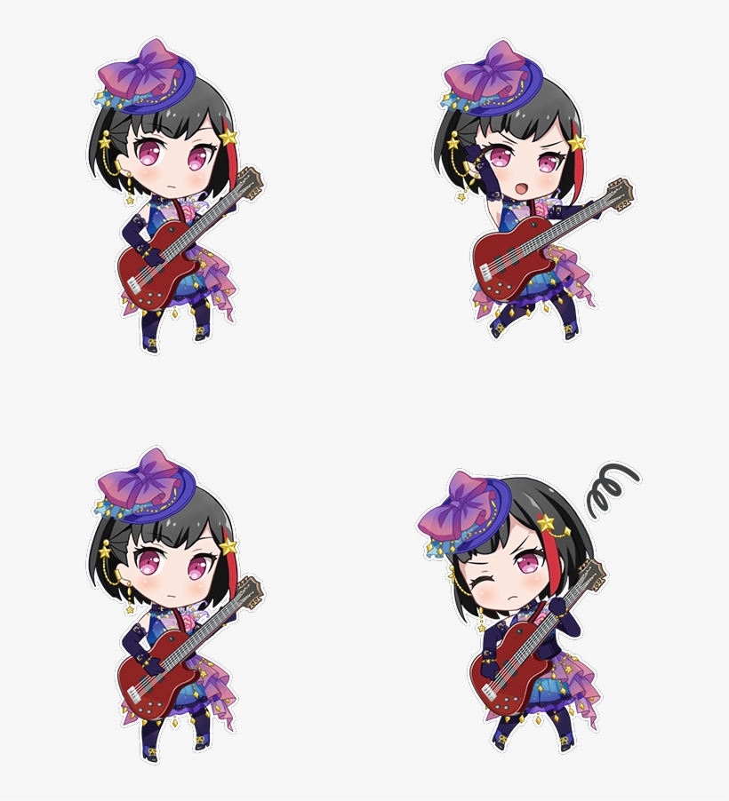 Here Are The Chibis For The Event And Gacha “azure, - Bang Dream!, transparent png