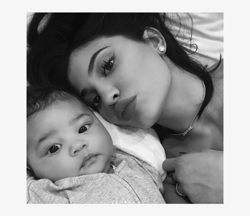 Kylie Jenner Baby Ear Piercing, transparent png