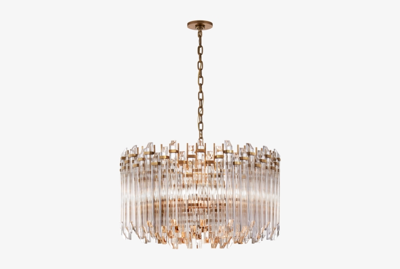 Adele Large Wide Drum Chandelier In Hand-rubbed Antique - Visual Comfort Sk5421hab-ca Suzanne Kasler Adele 4, transparent png