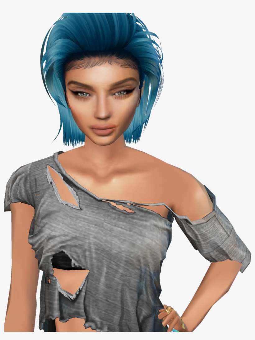 Kylie Jenner Imvu On Twitter Png Kylie Jenner Imvu - Girl, transparent png